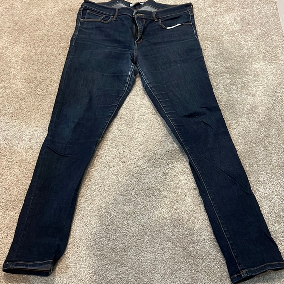 Banana Republic Premium Denim Skinny Jeans Dark Wash - Picture 3 of 12